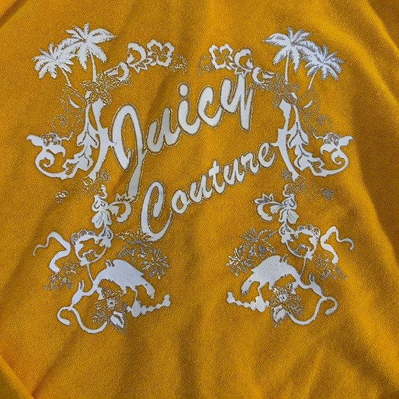 Juicy Couture yellow zip up - Picture 4 of 4